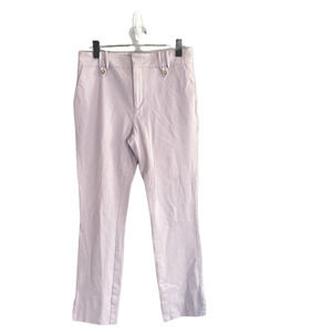 Anthropologie Women’s Soft Lilac Cotton Blend Straight Leg Chino Pants Size 6